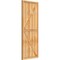 Ekena Millwork Framed Board-n-Batten Shutters w/Z-Bar, Rough Sawn Western Red Cedar, 26 7/8W x 67H, PR RBF06Z26X067RWR - alternate 5